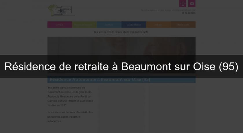Résidence de retraite à Beaumont sur Oise (95) Résidence de retraite à Beaumont sur Oise (95)