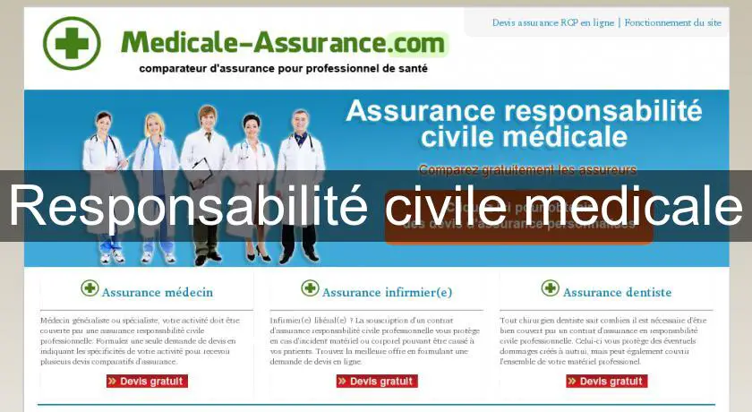Responsabilité civile medicale