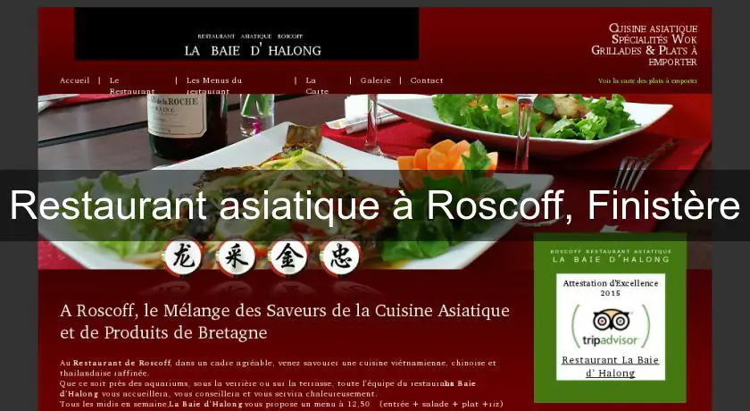 Restaurant asiatique à Roscoff, Finistère
