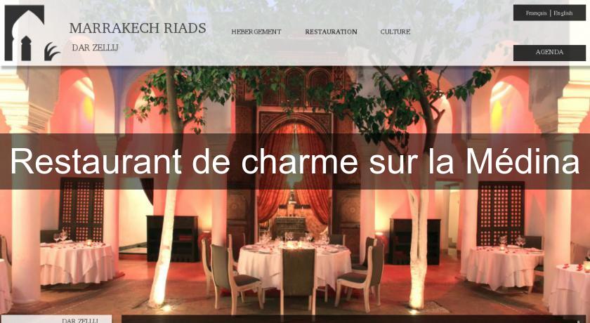 Restaurant de charme sur la Médina