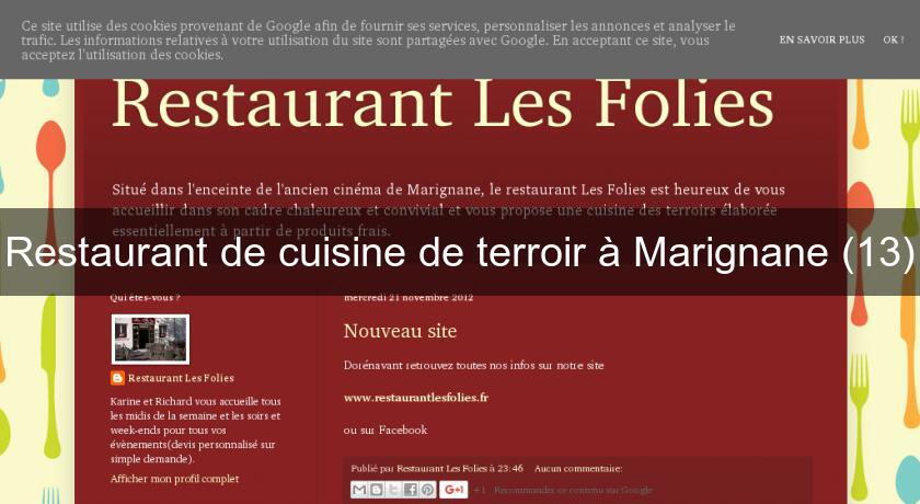 Restaurant de cuisine de terroir à Marignane (13) Restaurant de cuisine de terroir à Marignane (13)