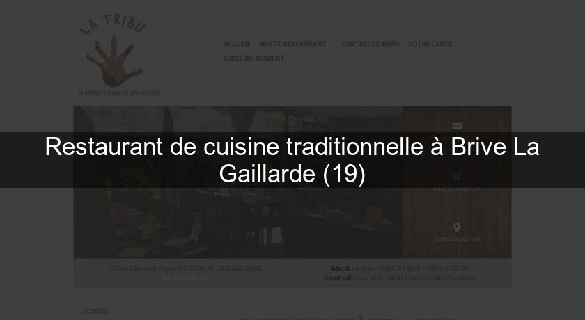 Restaurant de cuisine traditionnelle à Brive La Gaillarde (19)