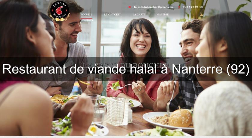Restaurant de viande halal à Nanterre (92) Restaurant de viande halal à Nanterre (92)