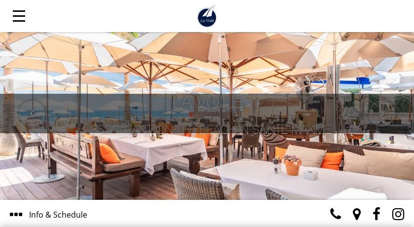 Restaurant en bord de mer à Sainte Maxime (83) Restaurant en bord de mer à Sainte Maxime (83)