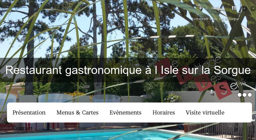 Restaurant gastronomique à l'Isle sur la Sorgue