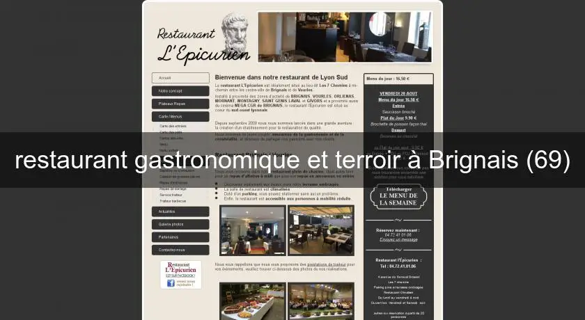 restaurant gastronomique et terroir à Brignais (69)