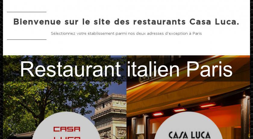 Restaurant italien Paris Restaurant italien Paris