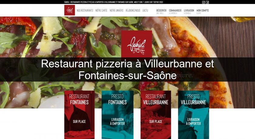 Restaurant pizzeria à Villeurbanne et Fontaines-sur-Saône Restaurant pizzeria à Villeurbanne et Fontaines-sur-Saône