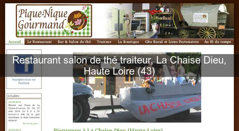 Restaurant salon de thé traiteur, La Chaise Dieu, Haute Loire (43)
