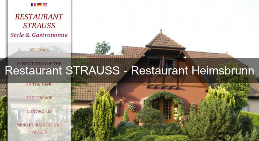 Restaurant STRAUSS - Restaurant Heimsbrunn Restaurant STRAUSS - Restaurant Heimsbrunn