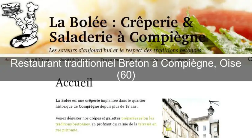 Restaurant traditionnel Breton à Compiègne, Oise (60)