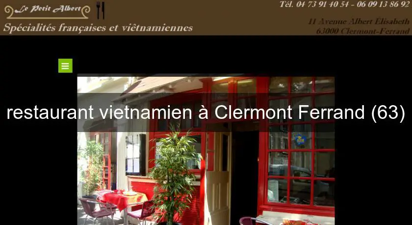 restaurant vietnamien à Clermont Ferrand (63)