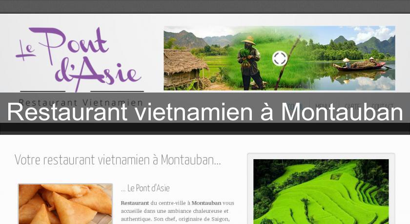 Restaurant vietnamien à Montauban