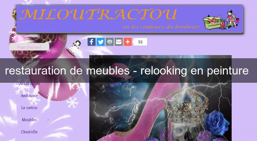 restauration de meubles - relooking en peinture restauration de meubles - relooking en peinture