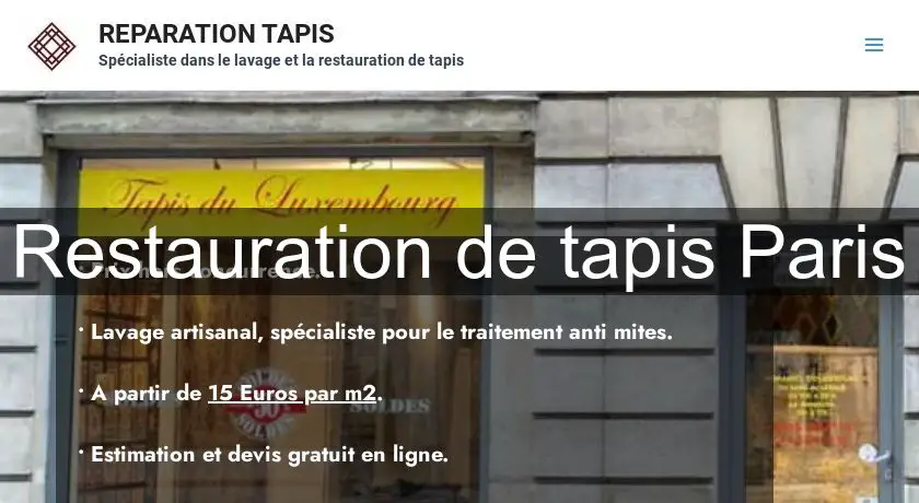 Restauration de tapis Paris