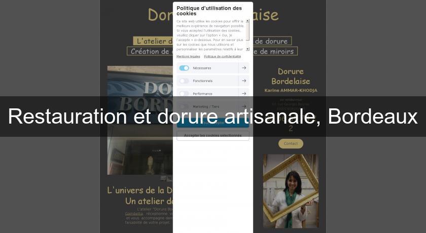 Restauration et dorure artisanale, Bordeaux Restauration et dorure artisanale, Bordeaux