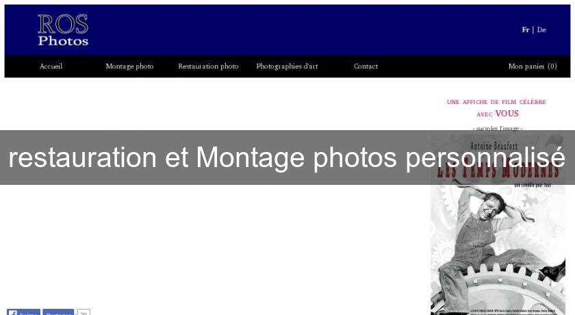 restauration et Montage photos personnalisé restauration et Montage photos personnalisé