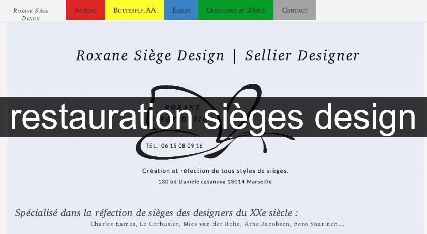 restauration sièges design restauration sièges design