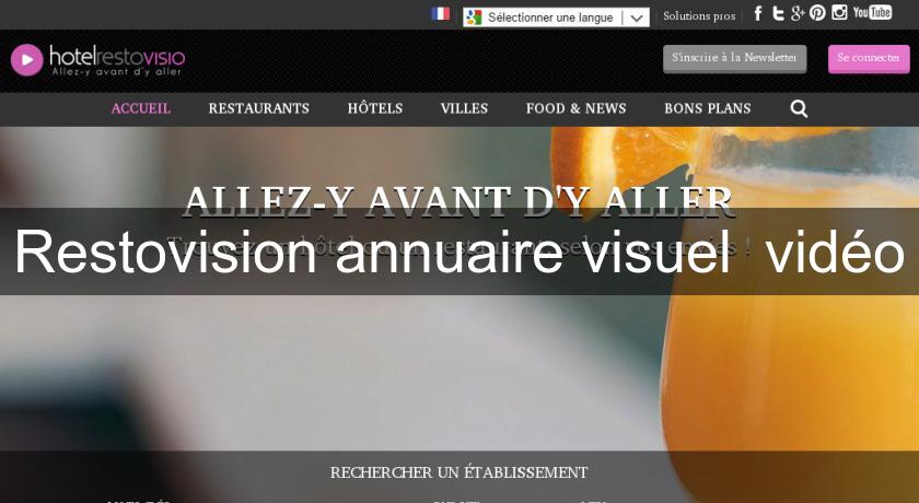 Restovision annuaire visuel  vidéo