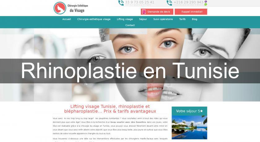 Rhinoplastie en Tunisie Rhinoplastie en Tunisie