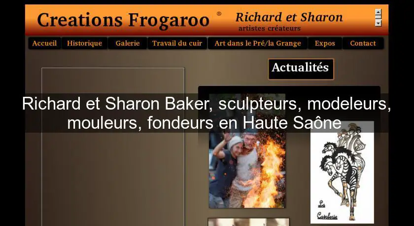 Richard et Sharon Baker, sculpteurs, modeleurs, mouleurs, fondeurs en Haute Saône 
