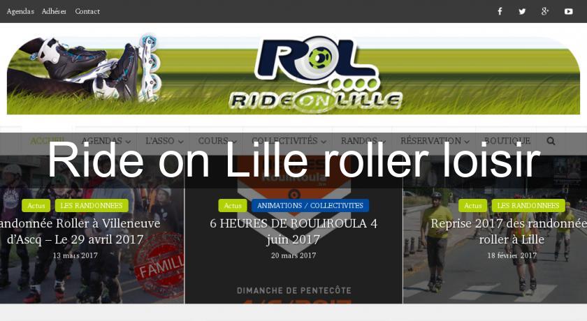 Ride on Lille roller loisir Ride on Lille roller loisir