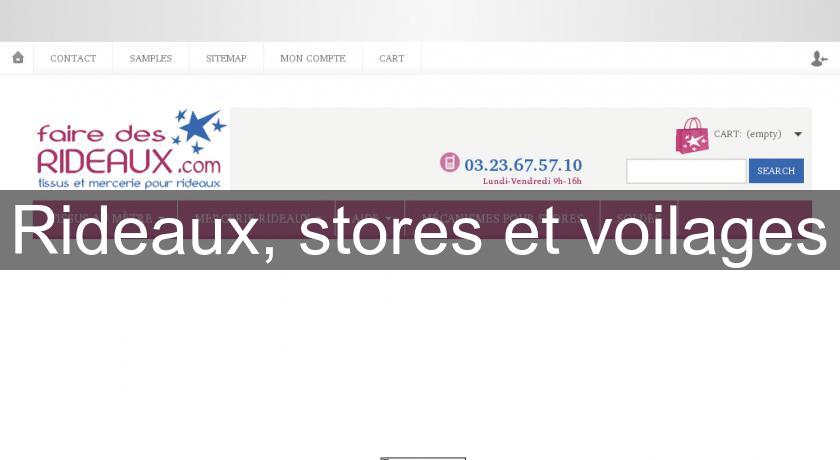 Rideaux, stores et voilages