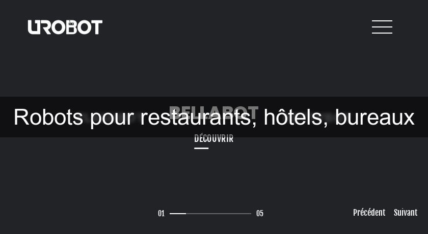 Robots pour restaurants, hôtels, bureaux Robots pour restaurants, hôtels, bureaux