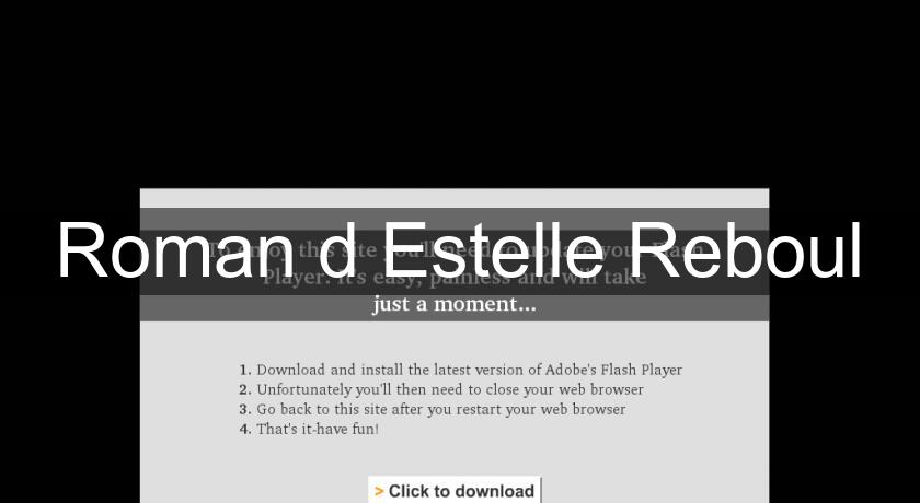 Roman d'Estelle Reboul Roman d'Estelle Reboul