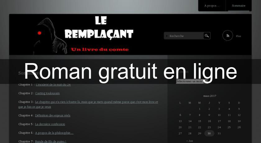 Roman gratuit en ligne Roman gratuit en ligne