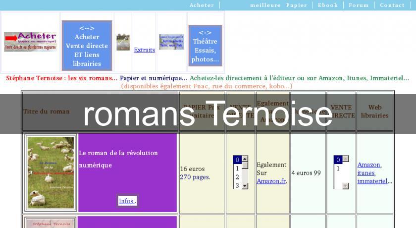 romans Ternoise romans Ternoise