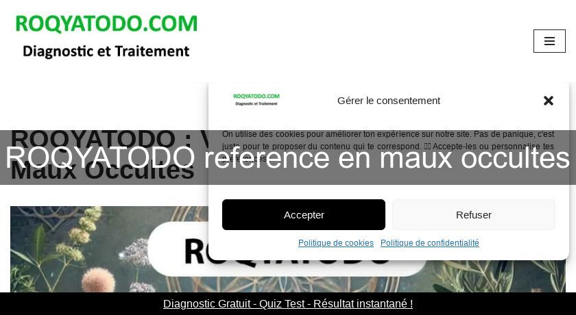 ROQYATODO reference en maux occultes ROQYATODO reference en maux occultes