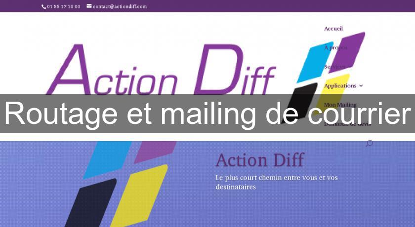 Routage et mailing de courrier Routage et mailing de courrier