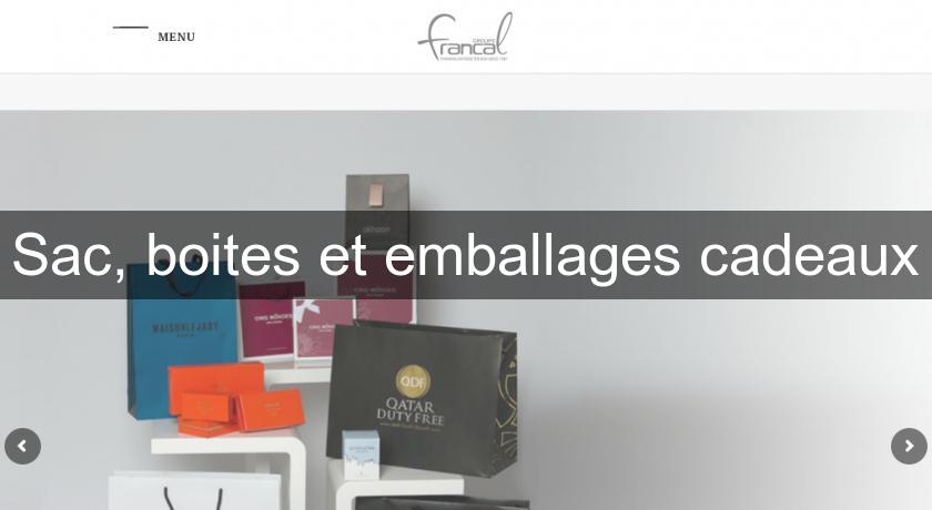 Sac, boites et emballages cadeaux Sac, boites et emballages cadeaux