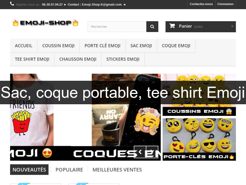 Sac, coque portable, tee shirt Emoji Sac, coque portable, tee shirt Emoji