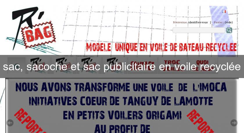 sac, sacoche et sac publicitaire en voile recyclée sac, sacoche et sac publicitaire en voile recyclée