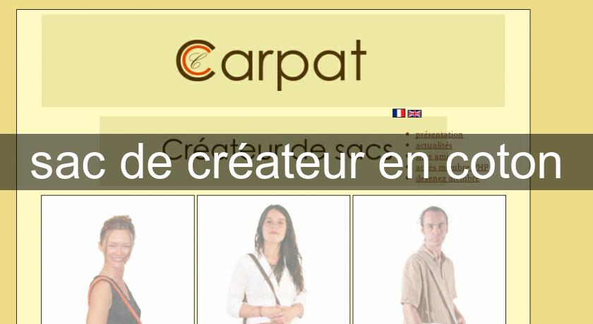 sac de créateur en coton sac de créateur en coton