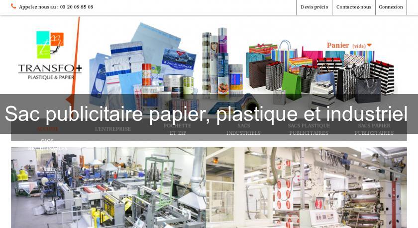 Sac publicitaire papier, plastique et industriel 