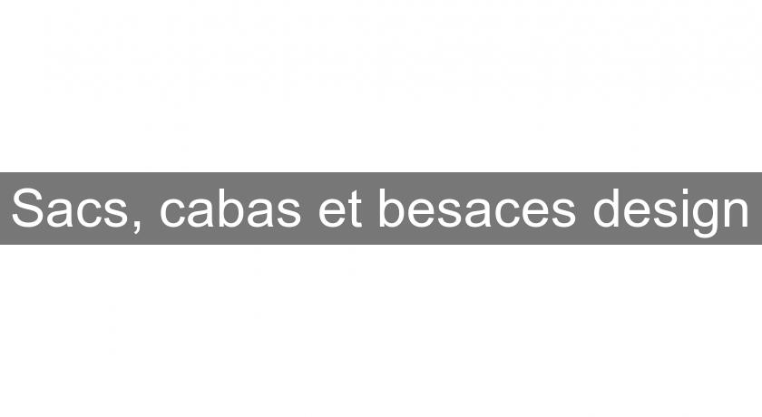 Sacs, cabas et besaces design