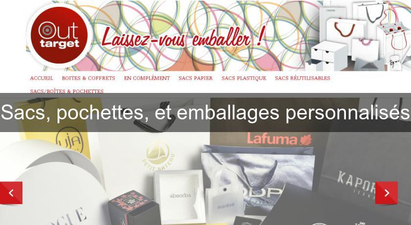 Sacs, pochettes, et emballages personnalisés