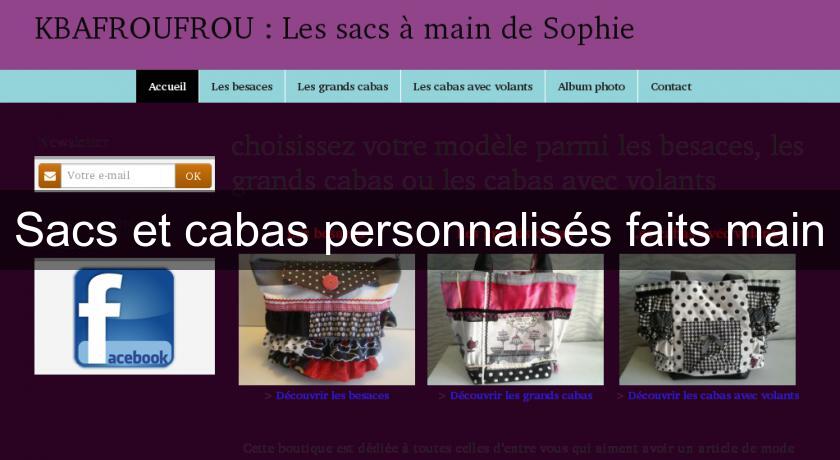 Sacs et cabas personnalisés faits main Sacs et cabas personnalisés faits main