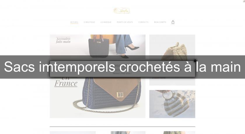 Sacs imtemporels crochetés à la main Sacs imtemporels crochetés à la main