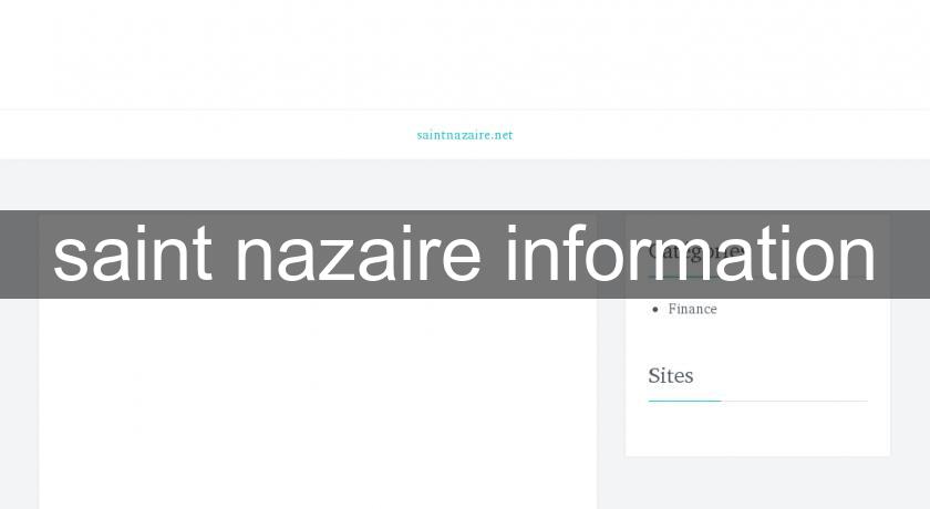 saint nazaire information