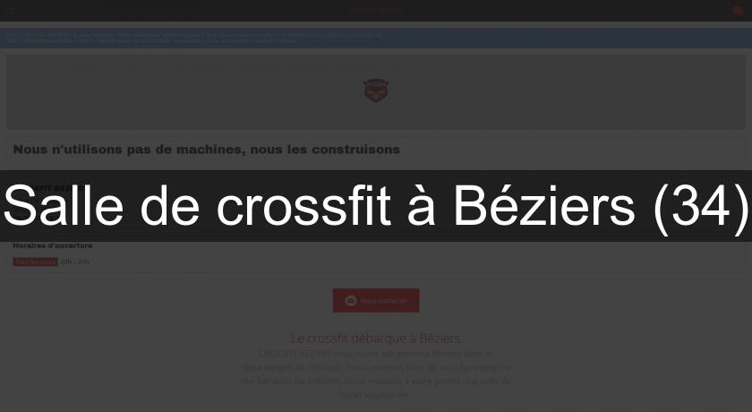 Salle de crossfit à Béziers (34)