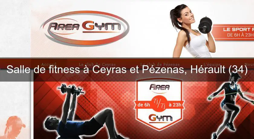 Salle de fitness à Ceyras et Pézenas, Hérault (34)