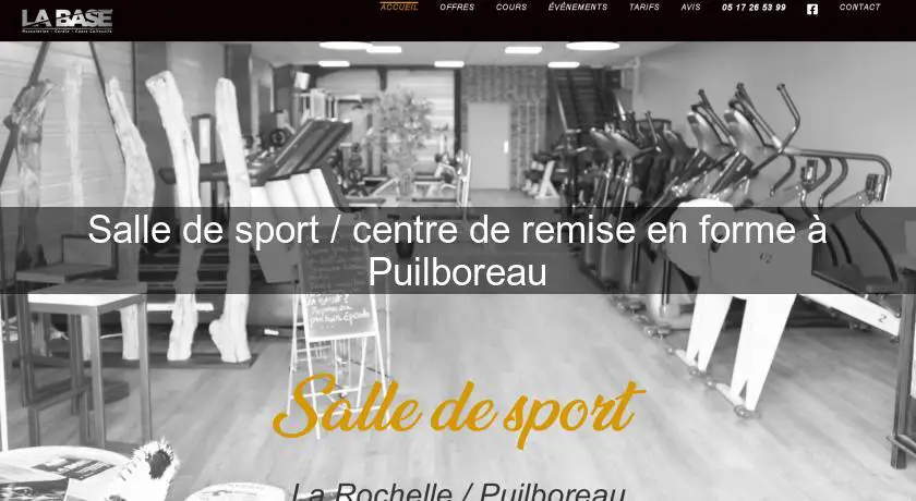 Salle de sport / centre de remise en forme à Puilboreau