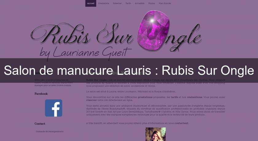 Salon de manucure Lauris : Rubis Sur Ongle Salon de manucure Lauris : Rubis Sur Ongle