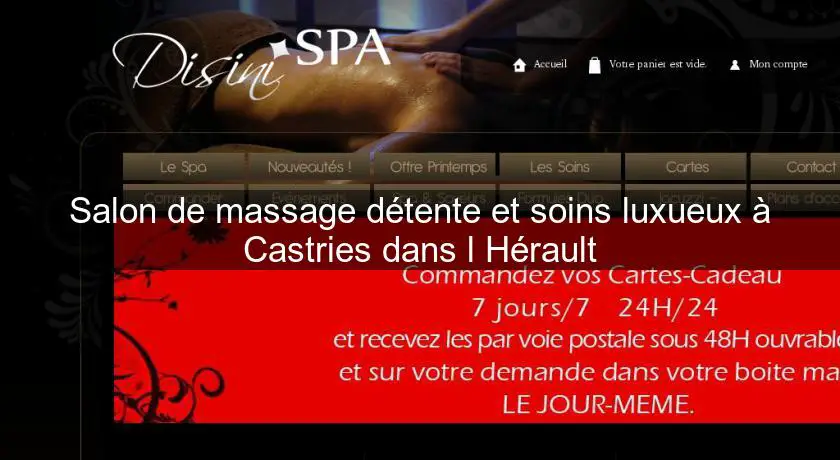 Salon de massage détente et soins luxueux à Castries dans l'Hérault