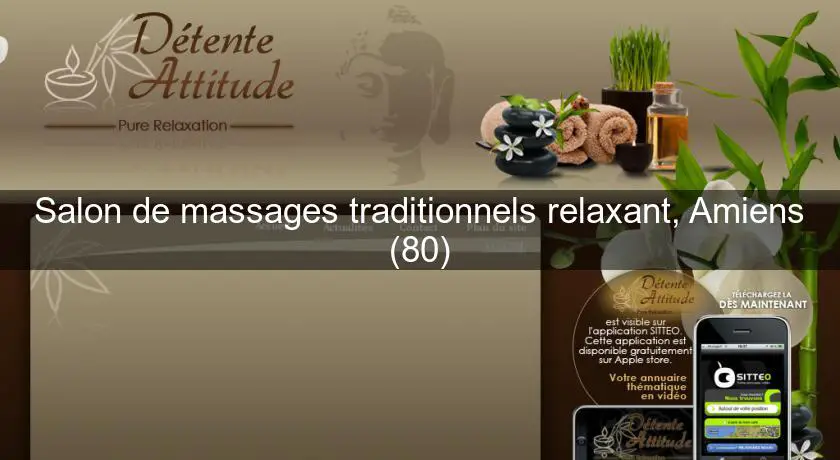 Salon de massages traditionnels relaxant, Amiens (80)