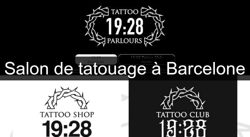 Salon de tatouage à Barcelone